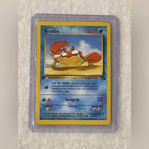 Krabby 1st Edition 51/62 Non-Holo